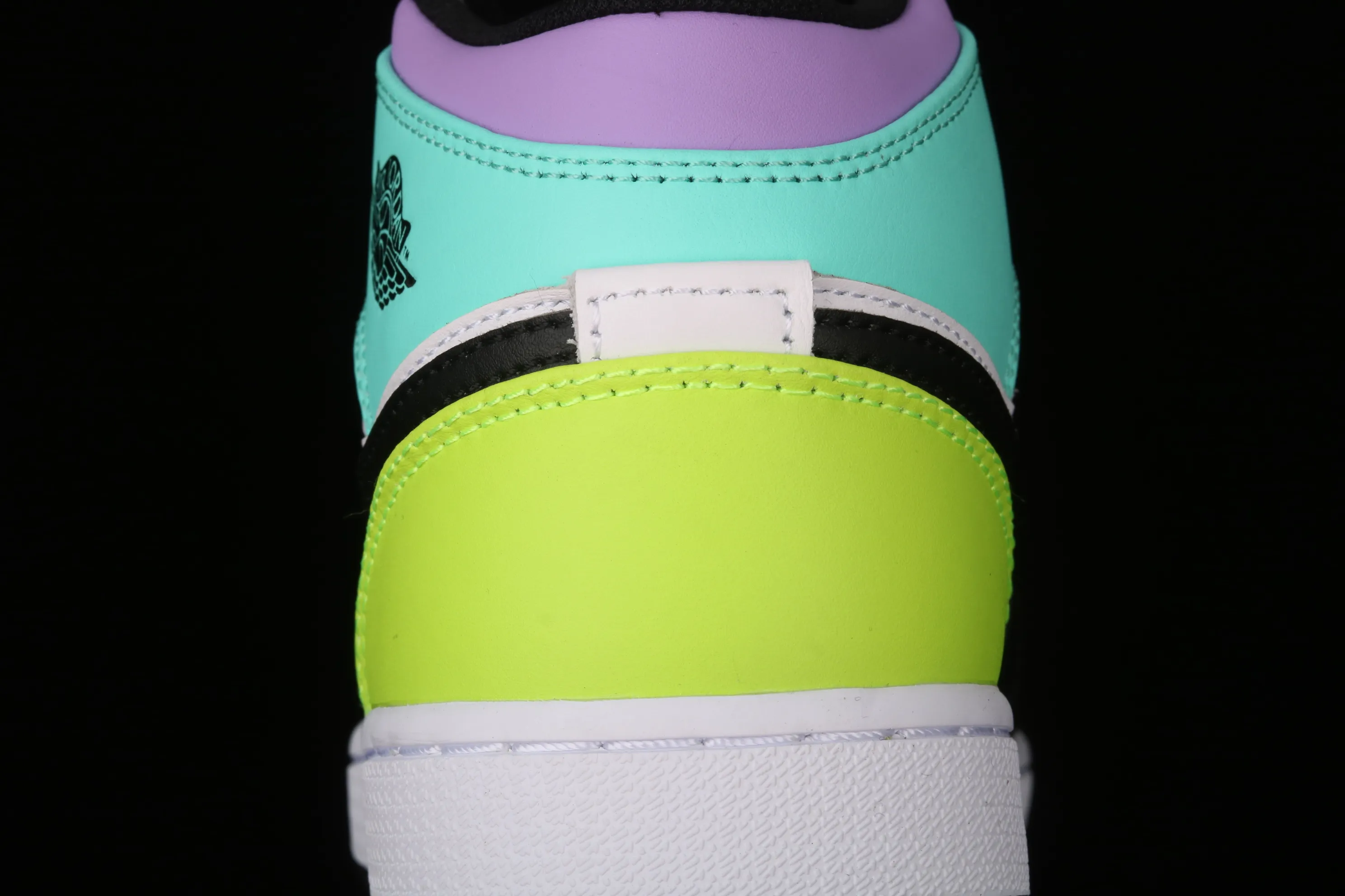 All categories Air Jordan Jordan series basketball shoes Air Jordan 1 Mid Air Jordan1 Low AJ1 Joe 1 blue purple red Zhongbang basketball shoes 554725-175